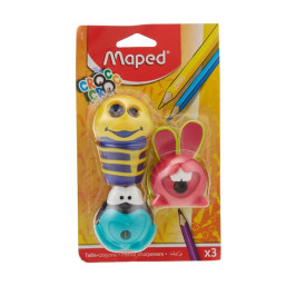 Maped - Croc Croc Innovation Pencil Sharpener 3 Pcs